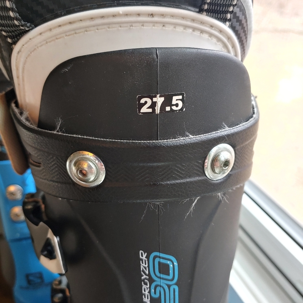 Salomon X-Max 120 Ski Boots - Black and Blue - Picture 7 of 10